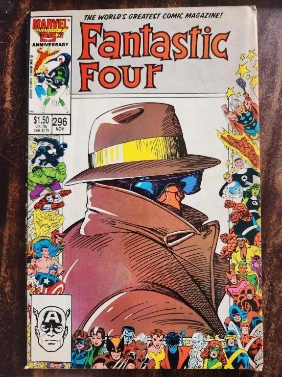 Fantastic Four #296 (1986) GIANT 25th ANN of FF!