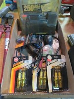 Resistors, Batteries, Air compressor