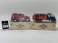 1/38 ERTL 1925 Kenworth Stake Truck Bank with Key