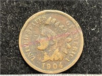 1904 Indian head penny