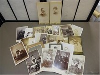 Various Assortment of Antique Photo Cards & Pics