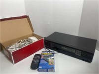 Toshiba VHS Player,  Phone Jack , VHS Cleaner
