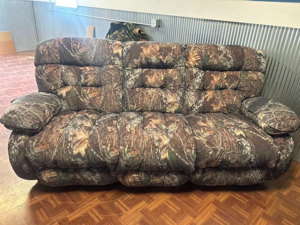 Best Chair Double Recliner Couch  Camouflage