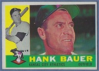 Sharp 1960 Topps #262 Hank Bauer KC Athletics