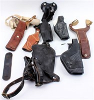 Firearm Lot of 8 Leather Holsters