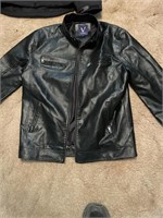 Leather Coat L