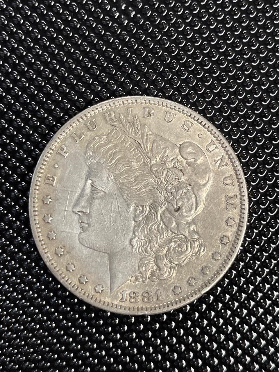 1881-O MORGAN SILVER DOLLAR