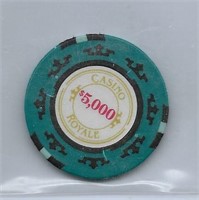 James Bond Casino Royale $5000 Casino Chip