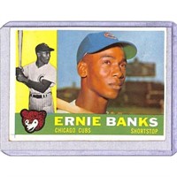 1960 Topps Ernie Banks High Grade Surface Wax