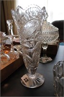 Crystal Bird Pattern Vase
