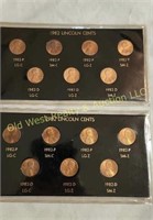 1982 Lincoln Cents Sets