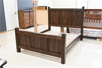 WORMY MAPLE "FORNTIER" QUEEN BED