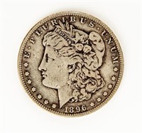 Coin 1896-S Morgan Silver Dollar-VF