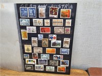 VINTAGE Double Sided STAMP Sheets