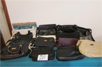Assortment of Purses and Makeup Bags