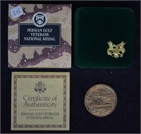 1993 Perisan Gulf Veterans National Medal w/ Box