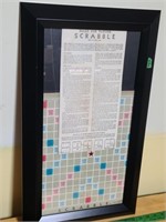 Framed Scrabble Board