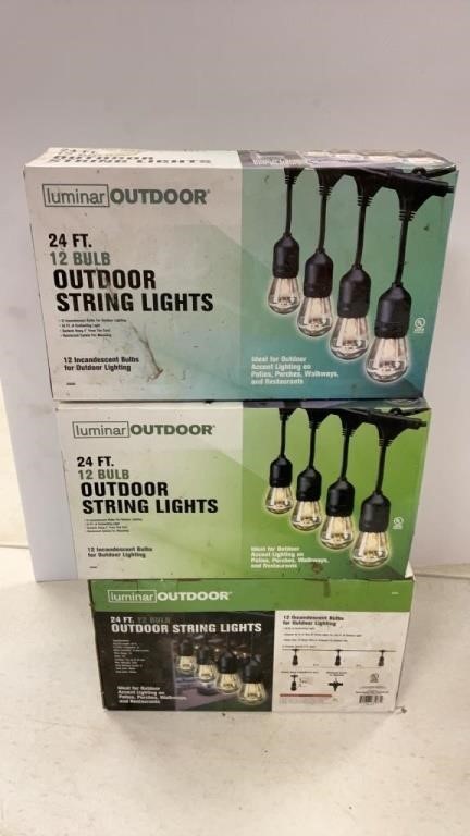 Outdoor string lights