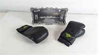 Martial Arts Gloves & License Plate Frame Combo