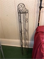 Metal rack approximately 3 foot tall