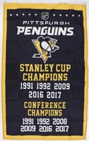 Pittsburgh Penguins 36x60 Championship Commemorati