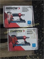 (2) NEW ARROW PNEUMATIC STAPLERS