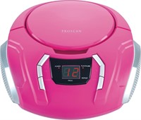 $40 CD Boombox with AM/FM Radio, Pink