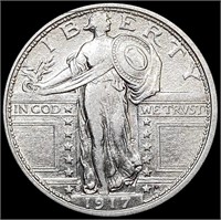 1917-S Standing Liberty Quarter LIGHTLY