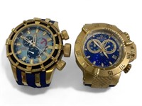 2 Mens INVICTA Wrist Watches Model 5515 & 6477