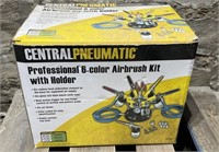 Central pneumatic professional airbrush kit