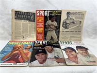 Lot of 6 Vintage Sports Magazines