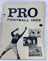 Pro Football 1959 Program