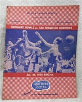 1966 Cincinnati Royals Vs San Francisco Warriors