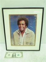 Framed Charley Pride Autographed Picture w/