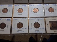 Lot of 8 proof like Lincoln Pennies