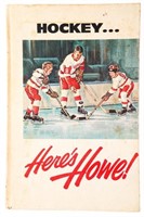 VINTAGE Gordie Howe Hockey - "HERE's HOWE!" Hard