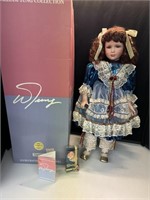 William Tung Handcrafted  Porcelain Doll CAMILLE
