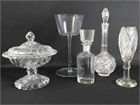 Crystal Glassware (5 pcs)