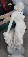 Decorative Concrete Statue of a Woman