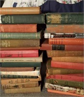 Vintage hardback books
