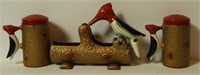 Lot #1246 - Metal gold painted vintage figural