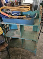 Cabinet with Saw Blades, etc.