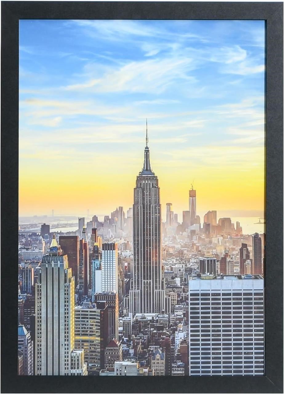 14x20 Black Modern Picture or Poster Frame