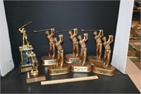 Nicoson Open Bronze Look Golf Trophies  6