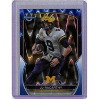 2022 Bowman U Blue Jj Mccarthy Rookie 4/199