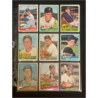 (13) 1965 Topps Baseball Stars/hof