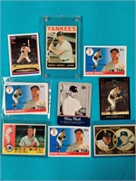 Mickey Mantle card lot, 1960, 1964, see desc.