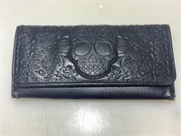 Loungefly Skull Wallet. Previously Owned