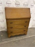 Maple drop front secretary