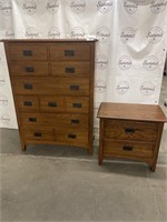 Highboy and nightstand